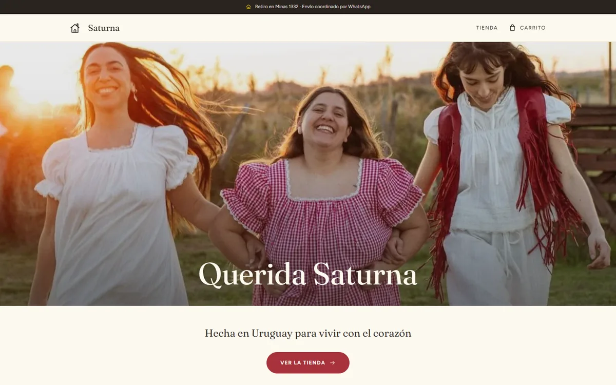 Portada de Saturna · Tiny Vintage